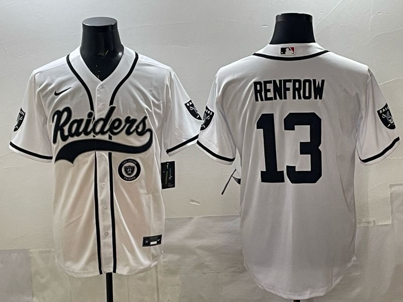Men 2025 Oakland Raiders #13 Renfrow white 3th generation Joint Name Nike Limited NFL Jersey style 08->oakland raiders->NFL Jersey